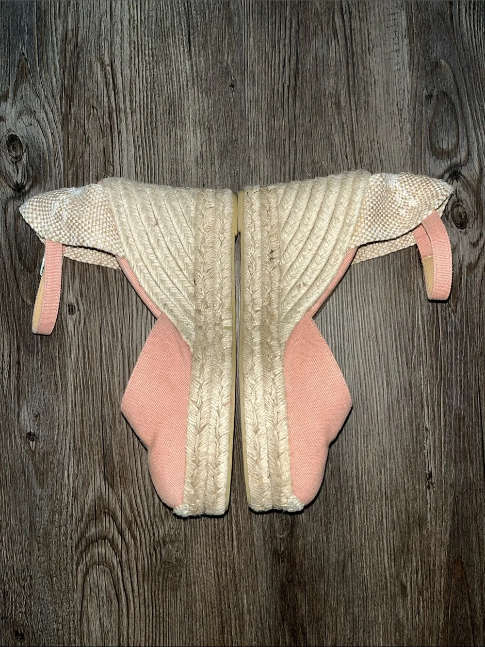 CASTANER Canvas Espadrille Wedge Sandals with Ankle Strap